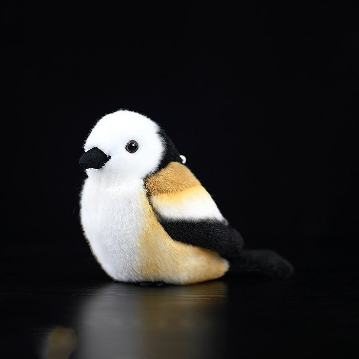 Long-Tailed Bushtit Bird Soft Stuffed Plush Toy