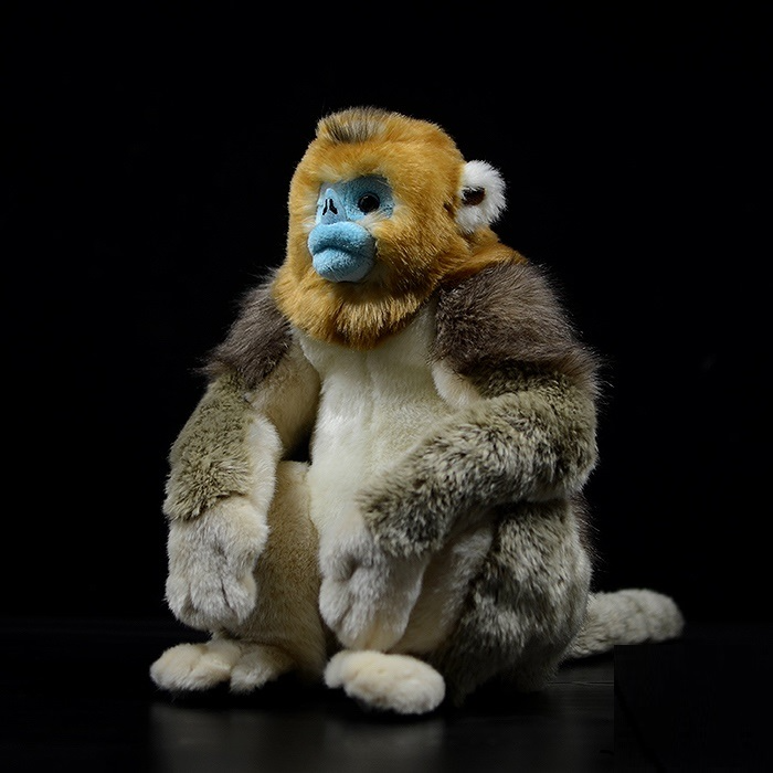 Golden Snub-Nosed Monkey Soft Stuffed Plush Toy