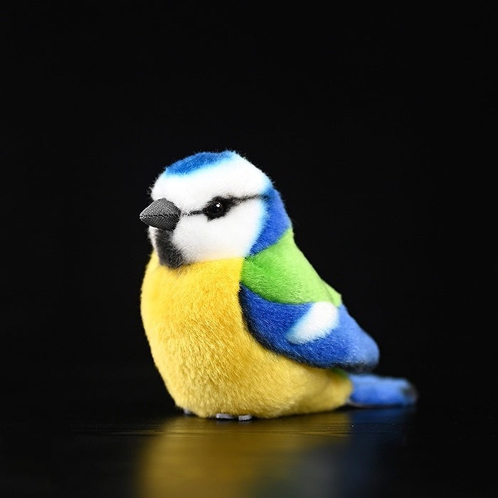 Eurasian Blue Tit Bird Stuffed Plush Toy