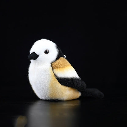 Long-Tailed Bushtit Bird Soft Stuffed Plush Toy