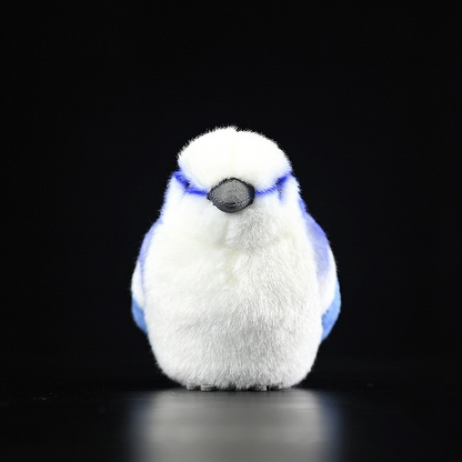 Azure Tit Bird Soft Stuffed Plush Toy