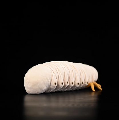 White Grub Soft Stuffed Plush Toy