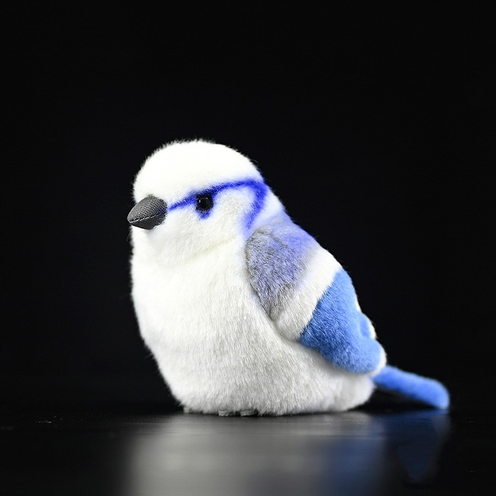 Azure Tit Bird Soft Stuffed Plush Toy