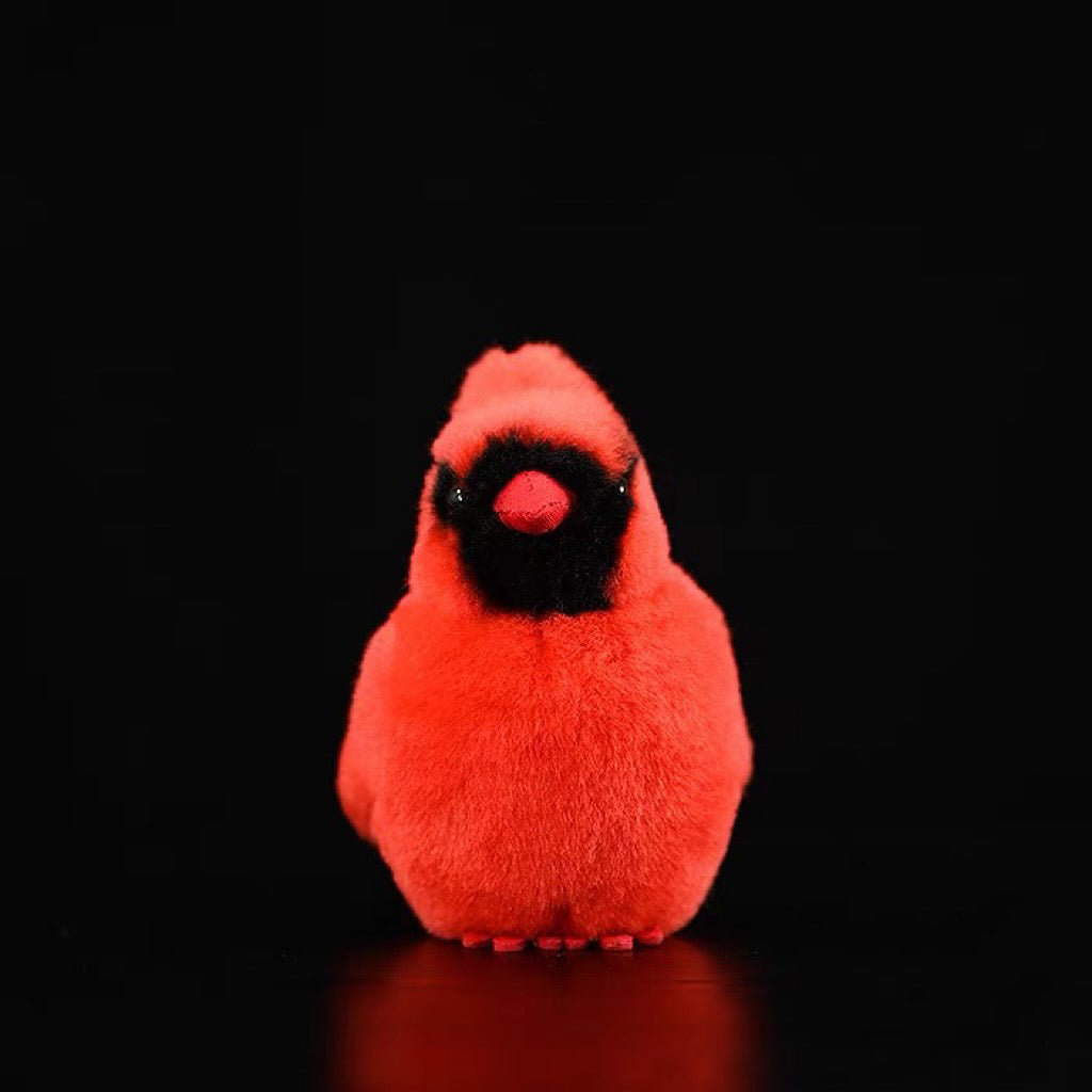 Northern Cardinal Bird Soft Stuffed Plush Toy
