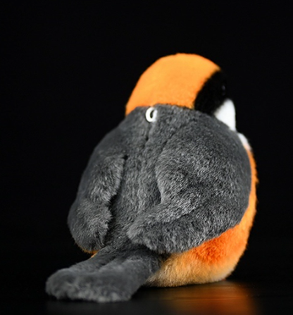 Black-Throated Bushtit Bird Stuffed Plush Toy