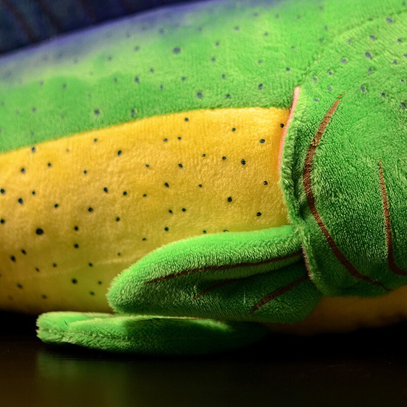 Mahi Mahi Dorado Dolphinfish Soft Stuffed Plush Toy